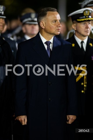  01.09.2023 GDANSK<br />
OBCHODY 84. ROCZNICY WYBUCHU II WOJNY SWIATOWEJ NA WESTERPLATTE<br />
N/Z ANDRZEJ DUDA<br />
 