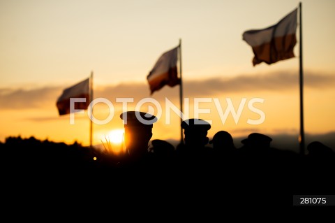  01.09.2023 GDANSK<br />
OBCHODY 84. ROCZNICY WYBUCHU II WOJNY SWIATOWEJ NA WESTERPLATTE<br />
N/Z POMNIK OBRONCOW WYBRZEZA WESTERPLATTE SKLADANIE WIENCOW ZOLNIERZE MARYNARKA WOJENNA<br />
 