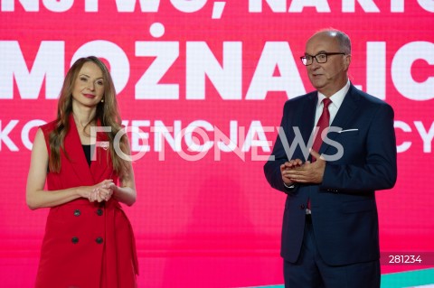  16.09.2023 WARSZAWA<br />
KONWENCJA PROGRAMOWA LEWICY<br />
PANSTWO NA KTORE MOZNA LICZYC<br />
N/Z AGNIESZKA DZIEMIANOWICZ BAK WLODZIMIERZ CZARZASTY<br />
FOT. MARCIN BANASZKIEWICZ/FOTONEWS  