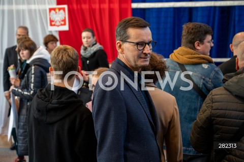  15.10.2023 WARSZAWA<br />
WYBORY PARLAMENTARNE 2023 <br />
N/Z PREMIER MATEUSZ MORAWIECKI<br />
FOT. MARCIN BANASZKIEWICZ/FOTONEWS  