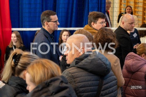  15.10.2023 WARSZAWA<br />
WYBORY PARLAMENTARNE 2023 <br />
N/Z PREMIER MATEUSZ MORAWIECKI<br />
FOT. MARCIN BANASZKIEWICZ/FOTONEWS  