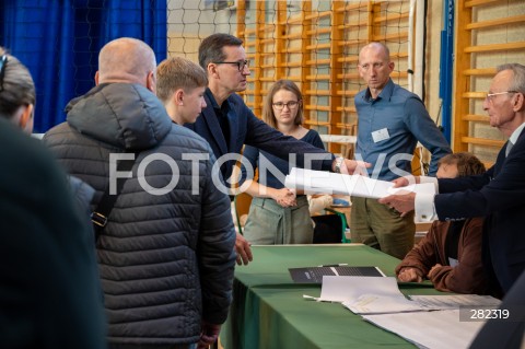  15.10.2023 WARSZAWA<br />
WYBORY PARLAMENTARNE 2023 <br />
N/Z PREMIER MATEUSZ MORAWIECKI<br />
FOT. MARCIN BANASZKIEWICZ/FOTONEWS  