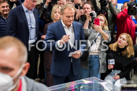  15.10.2023 WARSZAWA<br />
WYBORY PARLAMENTARNE 2023<br />
N/Z DONALD TUSK<br />
 