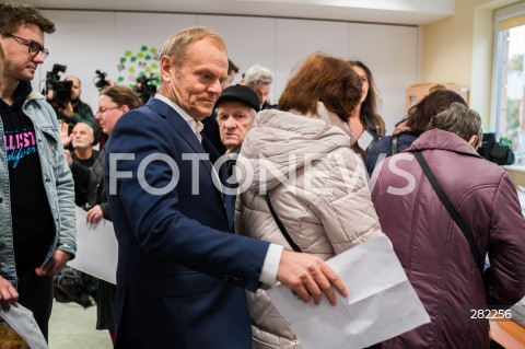  15.10.2023 WARSZAWA<br />
WYBORY PARLAMENTARNE 2023<br />
N/Z DONALD TUSK<br />
 