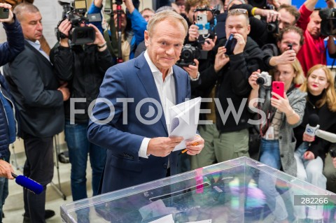  15.10.2023 WARSZAWA<br />
WYBORY PARLAMENTARNE 2023<br />
N/Z DONALD TUSK<br />
 