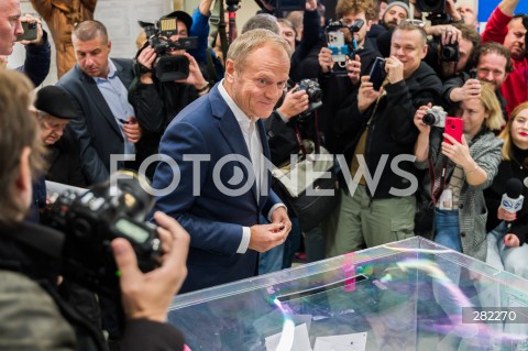  15.10.2023 WARSZAWA<br />
WYBORY PARLAMENTARNE 2023<br />
N/Z DONALD TUSK<br />
 