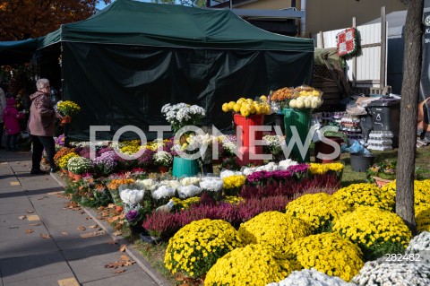  01.11.2023 WARSZAWA<br />
DZIEN WSZYSTKICH SWIETYCH <br />
N/Z CHRYZANTEMY<br />
FOT. MARCIN BANASZKIEWICZ/FOTONEWS  