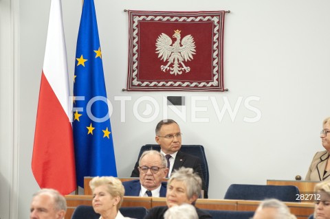  13.11.2023 WARSZAWA<br />
DZIEN W PARLAMENCIE<br />
N/Z PREZYDENT ANDRZEJ DUDA<br />
 