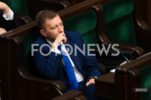  28.11.2023 WARSZAWA SEJM <br />
POSIEDZENIE SEJMU <br />
N/Z LUKASZ SCHREIBER<br />
FOT. MARCIN BANASZKIEWICZ/FOTONEWS 