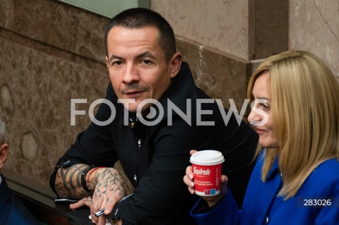  28.11.2023 WARSZAWA SEJM <br />
POSIEDZENIE SEJMU <br />
N/Z MARCIN JOZEFACIUK SYLWIA BIELAWSKA<br />
FOT. MARCIN BANASZKIEWICZ/FOTONEWS 