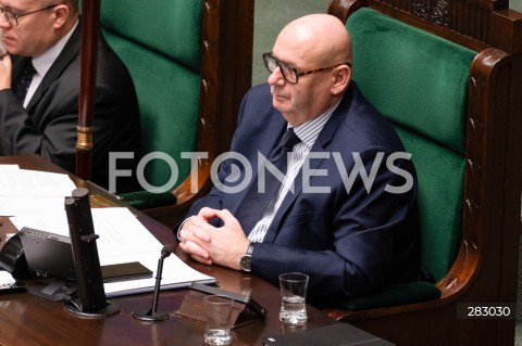  28.11.2023 WARSZAWA SEJM <br />
POSIEDZENIE SEJMU <br />
N/Z PIOTR ZGORZELSKI<br />
FOT. MARCIN BANASZKIEWICZ/FOTONEWS 