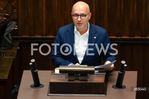  28.11.2023 WARSZAWA SEJM <br />
POSIEDZENIE SEJMU <br />
N/Z ROBERT KROPIWNICKI<br />
FOT. MARCIN BANASZKIEWICZ/FOTONEWS 