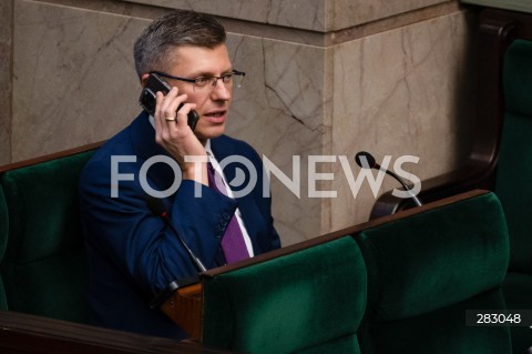  28.11.2023 WARSZAWA SEJM <br />
POSIEDZENIE SEJMU <br />
N/Z MARCIN WARCHOL<br />
FOT. MARCIN BANASZKIEWICZ/FOTONEWS 