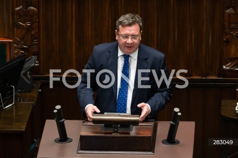  28.11.2023 WARSZAWA SEJM <br />
POSIEDZENIE SEJMU <br />
N/Z MICHAL WOJCIK<br />
FOT. MARCIN BANASZKIEWICZ/FOTONEWS 