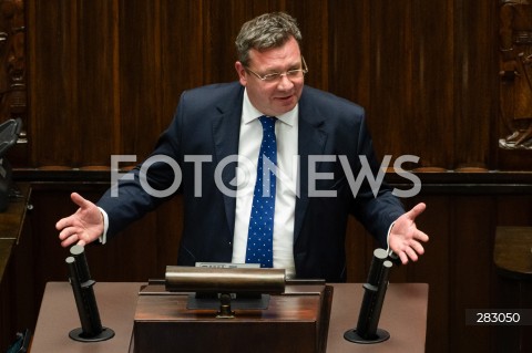  28.11.2023 WARSZAWA SEJM <br />
POSIEDZENIE SEJMU <br />
N/Z MICHAL WOJCIK<br />
FOT. MARCIN BANASZKIEWICZ/FOTONEWS 