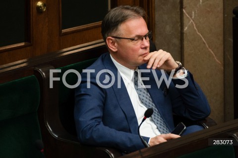  28.11.2023 WARSZAWA SEJM <br />
POSIEDZENIE SEJMU <br />
N/Z ARKADIUSZ MULARCZYK<br />
FOT. MARCIN BANASZKIEWICZ/FOTONEWS 