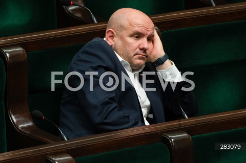  28.11.2023 WARSZAWA SEJM <br />
POSIEDZENIE SEJMU <br />
N/Z MARIUSZ GOSEK<br />
FOT. MARCIN BANASZKIEWICZ/FOTONEWS 