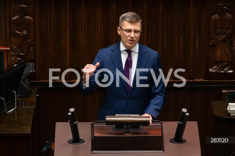  28.11.2023 WARSZAWA SEJM <br />
POSIEDZENIE SEJMU <br />
N/Z MARCIN WARCHOL<br />
FOT. MARCIN BANASZKIEWICZ/FOTONEWS 