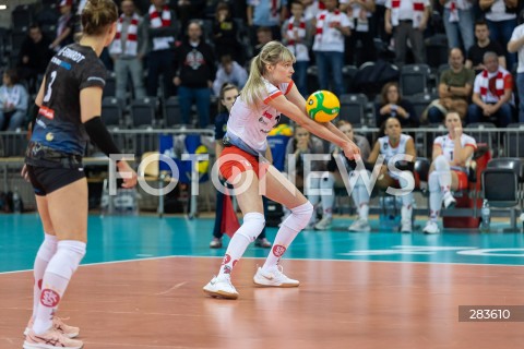  05.12.2023 LODZ <br />
CEV WOMENS CHAMPIONS LEAGUE<br />
LKS COMMERCECON LODZ - SC PROMETEY DNIPRO <br />
N/Z JULITA PIASECKA<br />
 