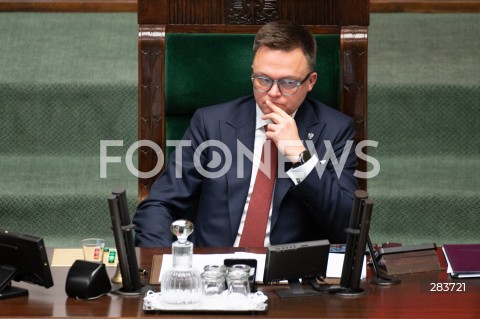  11.12.2023 WARSZAWA SEJM <br />
POSZIEDZENIE SEJMU<br />
WYBOR PREZESA RADY MINISTROW<br />
N/Z SZYMON HOLOWNIA<br />
FOT. MARCIN BANASZKIEWICZ/FOTONEWS  