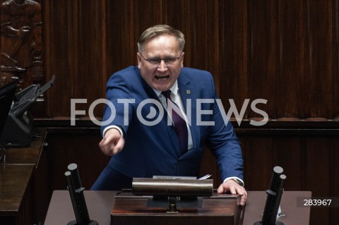  12.12.2023 WARSZAWA<br />
POSIEDZENIE SEJMU<br />
N/Z ANDRZEJ GAWRON<br />
 