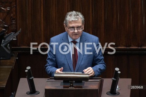  12.12.2023 WARSZAWA<br />
POSIEDZENIE SEJMU<br />
N/Z CZESLAW HOC<br />
 