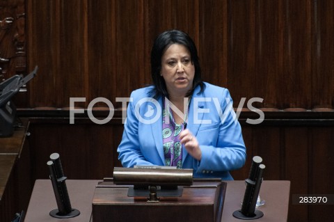  12.12.2023 WARSZAWA<br />
POSIEDZENIE SEJMU<br />
N/Z ANITA CZERWINSKA<br />
 