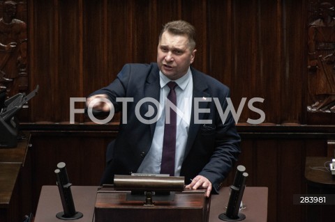  12.12.2023 WARSZAWA<br />
POSIEDZENIE SEJMU<br />
N/Z PRZEMYSLAW CZARNEK<br />
 