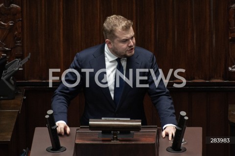  12.12.2023 WARSZAWA<br />
POSIEDZENIE SEJMU<br />
N/Z MICHAL MOSKAL<br />
 