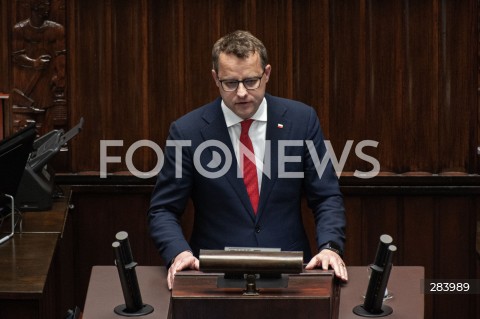  12.12.2023 WARSZAWA<br />
POSIEDZENIE SEJMU<br />
N/Z MARCIN ROMANOWSKI<br />
 