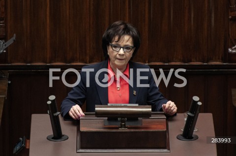  12.12.2023 WARSZAWA<br />
POSIEDZENIE SEJMU<br />
N/Z ELZBIETA WITEK<br />
 