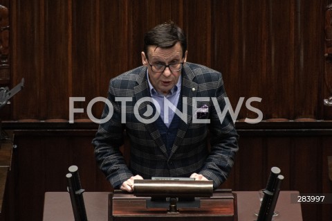  12.12.2023 WARSZAWA<br />
POSIEDZENIE SEJMU<br />
N/Z MAREK AST<br />
 