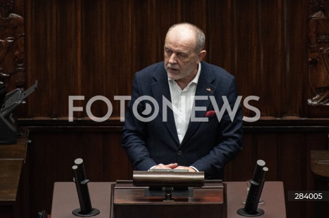  12.12.2023 WARSZAWA<br />
POSIEDZENIE SEJMU<br />
N/Z JAN MOSINSKI<br />
 