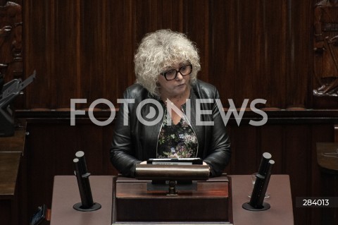  12.12.2023 WARSZAWA<br />
POSIEDZENIE SEJMU<br />
N/Z MARIA KOC<br />
 