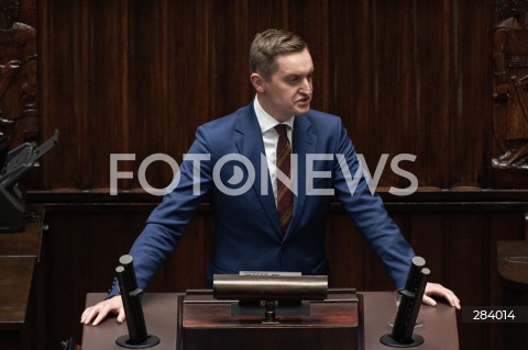  12.12.2023 WARSZAWA<br />
POSIEDZENIE SEJMU<br />
N/Z SEBASTIAN KALETA<br />
 