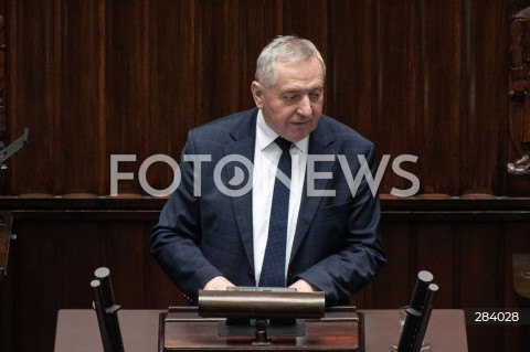  12.12.2023 WARSZAWA<br />
POSIEDZENIE SEJMU<br />
N/Z HENRYK KOWALCZYK<br />
 