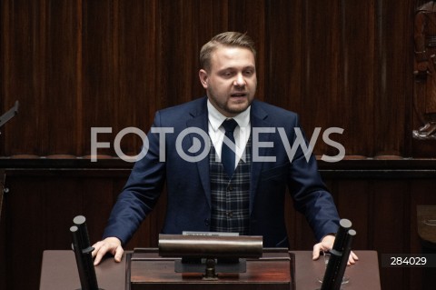  12.12.2023 WARSZAWA<br />
POSIEDZENIE SEJMU<br />
N/Z JACEK OZDOBA<br />
 
