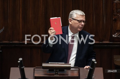  12.12.2023 WARSZAWA<br />
POSIEDZENIE SEJMU<br />
N/Z MAREK SUSKI KONSTYTUCJA <br />
 