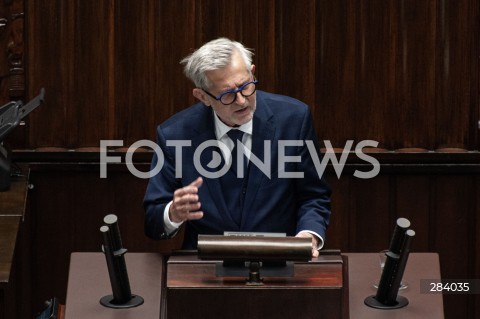  12.12.2023 WARSZAWA<br />
POSIEDZENIE SEJMU<br />
N/Z WITOLD WOJCIECH CZARNECKI<br />
 