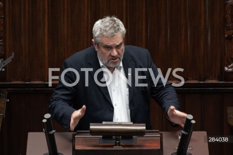  12.12.2023 WARSZAWA<br />
POSIEDZENIE SEJMU<br />
N/Z JAN KRZYSZTOF ARDANOWSKI<br />
 