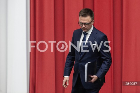  12.12.2023 WARSZAWA<br />
POSIEDZENIE SEJMU<br />
N/Z SZYMON HOLOWNIA<br />
 