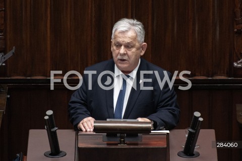  12.12.2023 WARSZAWA<br />
POSIEDZENIE SEJMU<br />
N/Z ALEKSANDER MIKOLAJ MROWCZYNSKI<br />
 