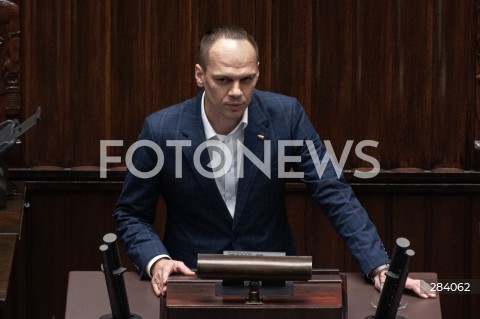  12.12.2023 WARSZAWA<br />
POSIEDZENIE SEJMU<br />
N/Z RAFAL WEBER<br />
 