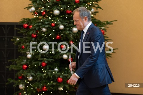  27.12.2023 WARSZAWA<br />
KONFERENCJA PRASOWA PREMIERA DONALDA TUSKA<br />
N/Z PREMIER DONALD TUSK<br />
FOT. MARCIN BANASZKIEWICZ/FOTONEWS  