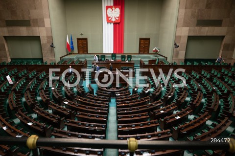  18.01.2024 WARSZAWA SEJM <br />
POSIEDZENIE SEJMU RP<br />
N/Z SALA PLENARNA SEJM<br />
FOT. MARCIN BANASZKIEWICZ/FOTONEWS  