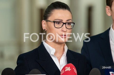  18.01.2024 WARSZAWA SEJM <br />
POSIEDZENIE SEJMU RP<br />
N/Z MALGORZATA GOLINSKA<br />
FOT. MARCIN BANASZKIEWICZ/FOTONEWS  