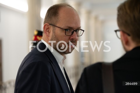  18.01.2024 WARSZAWA SEJM <br />
POSIEDZENIE SEJMU RP<br />
N/Z MARCIN PRZYDACZ<br />
FOT. MARCIN BANASZKIEWICZ/FOTONEWS  