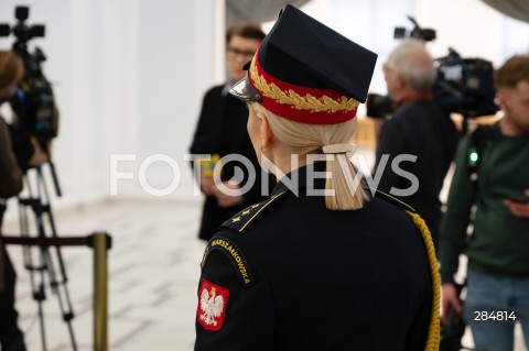  07.02.2024 WARSZAWA SEJM <br />
5. POSIEDZENIE SEJMU RP<br />
N/Z STRAZ MARSZALKOWSKA<br />
FOT. MARCIN BANASZKIEWICZ/FOTONEWS  