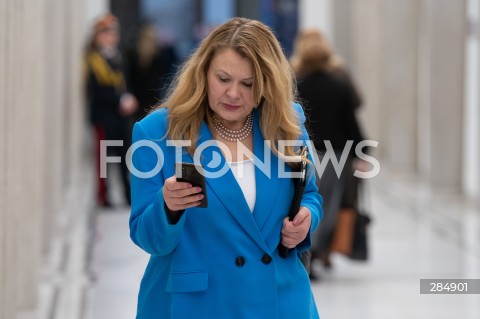  09.02.2024  WARSZAWA<br />
POSIEDZENIE SEJMU W WARSZAWIE<br />
N/Z KATARZYNA PIEKARSKA<br />
FOT. MARCIN BANASZKIEWICZ/FOTONEWS  