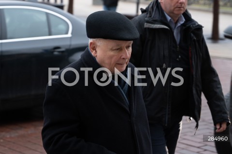  10.02.2024 WARSZAWA<br />
OBCHODY MIESIECZNICY SMOLENSKIEJ<br />
N/Z JAROSLAW KACZYNSKI<br />
FOT. MARCIN BANASZKIEWICZ/FOTONEWS  